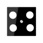 Jung - Enjoliveur pour prise TV-FM-SAT Hirschmann / A 500 Noir