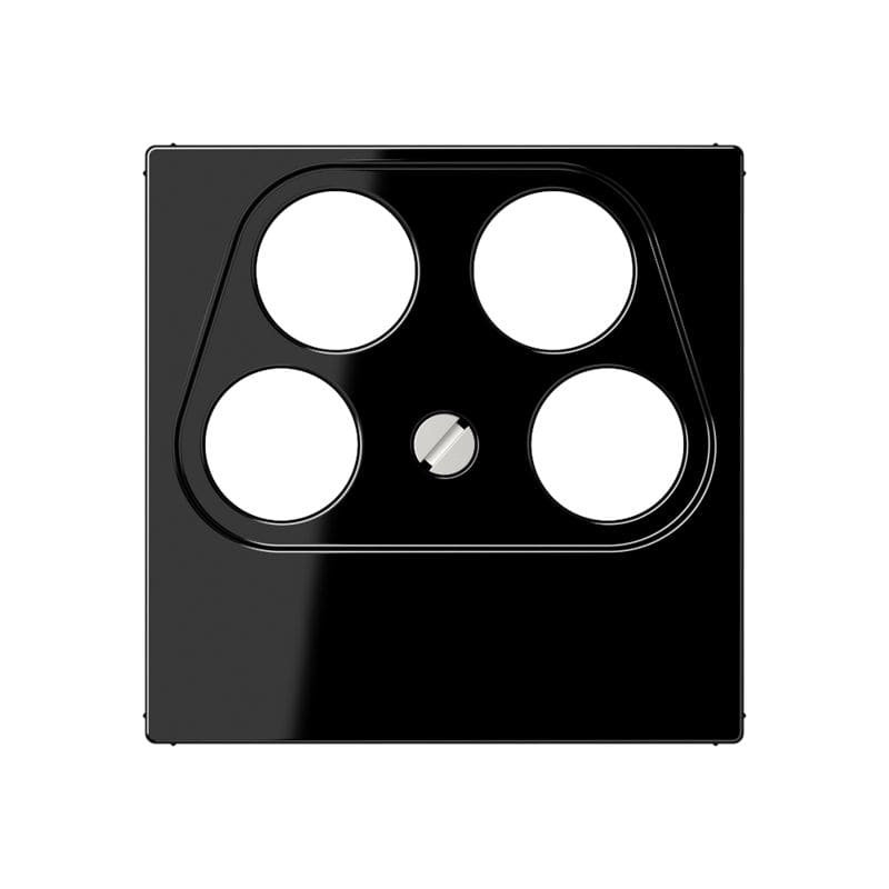 Jung - Enjoliveur pour prise TV-FM-SAT Ankaro / A 500 Noir