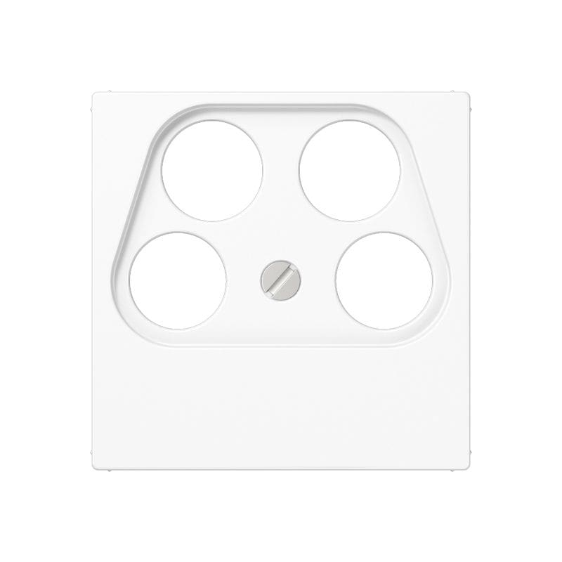 Jung - Enjoliveur pour prise TV-FM-SAT Ankaro / A 500 Blanc