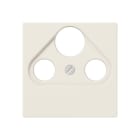 Jung - Enjoliveur pour prise TV-FM-SAT / série A 500 Ivoire