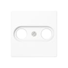 Jung - Enjoliveur pour prise TV-FM / série A 500 Blanc