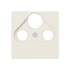 Jung - Enjoliveur pour prise TV-FM-SAT / série A 500 Ivoire