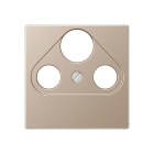 Jung - Enjoliveur pour prise TV-FM-SAT / série A 500 Champagne