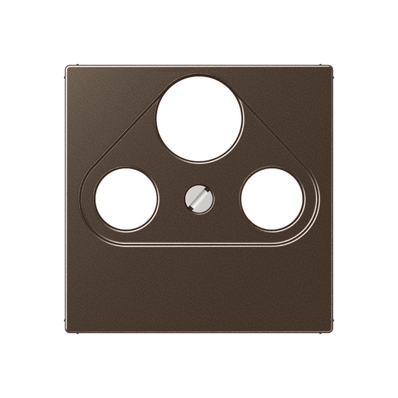 Jung - Enjoliveur pour prise TV-FM-SAT / série A 500 Moka