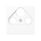 Jung - Enjoliveur pour prise TV-FM-SAT / série A 500 Blanc