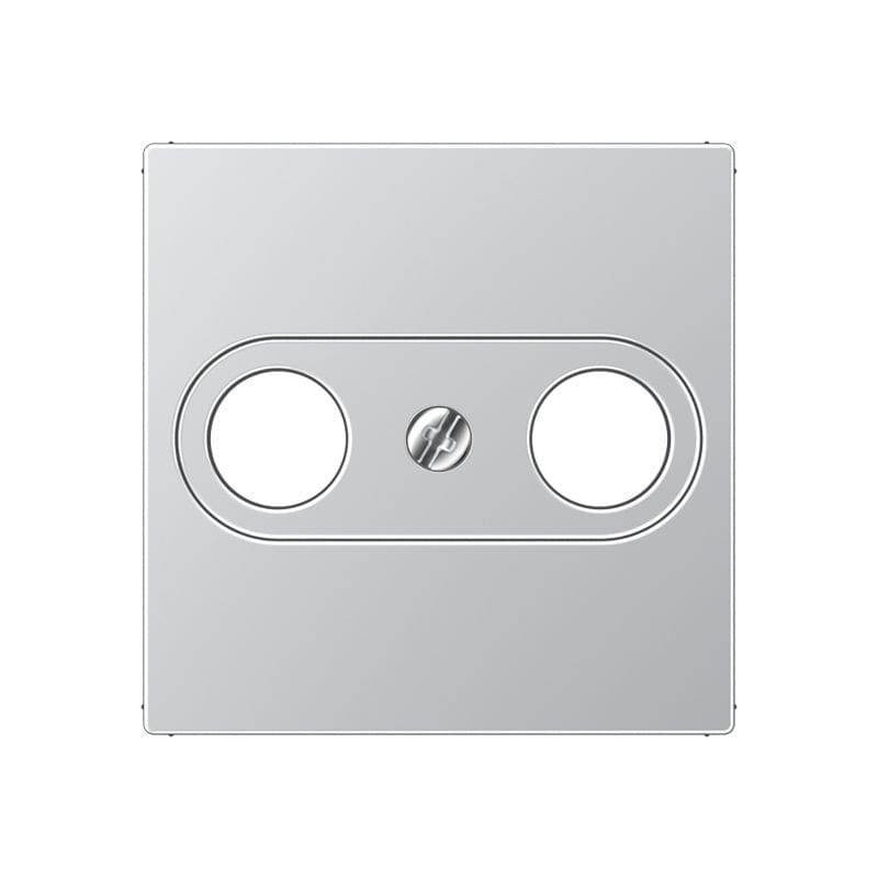 Jung - Enjoliveur pour prise TV-FM / série A 500 Aluminium