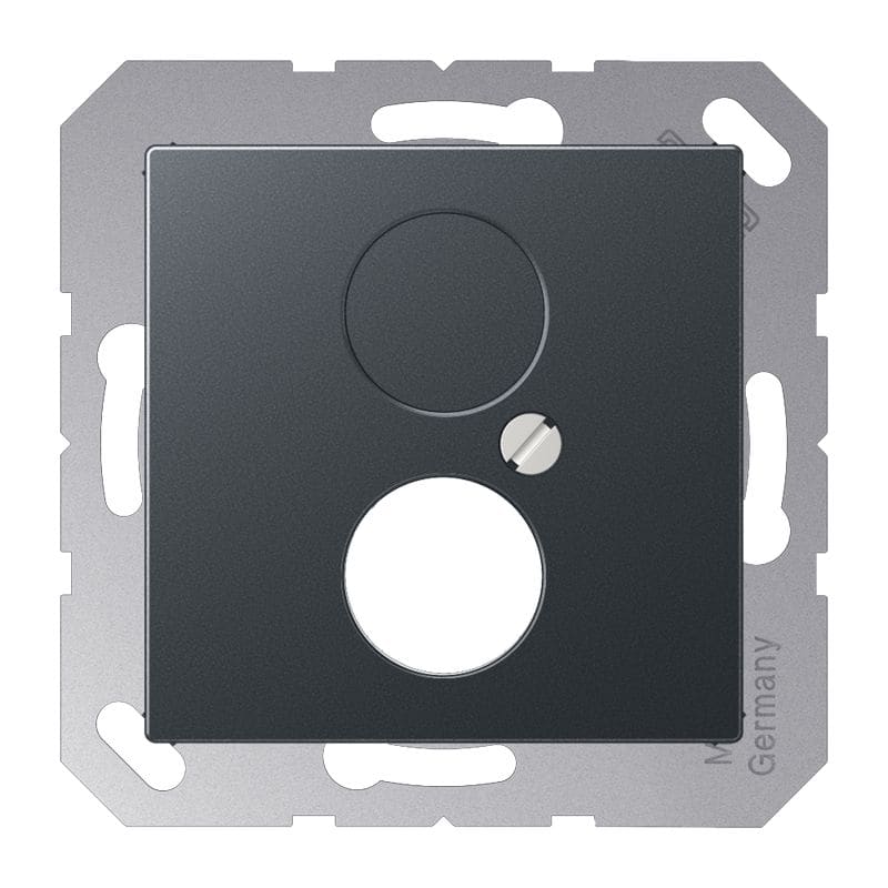 Jung - Enjoliveur pour 1 mini fiche / série A 500 Anthracite