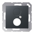 Jung - Enjoliveur pour 1 mini fiche / série A 500 Anthracite