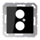 Jung - Enjoliveur pour 2 mini fiches / série A 500 Noir