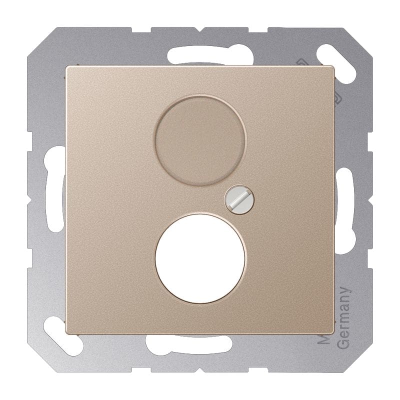 Jung - Enjoliveur pour 2 mini fiches / série A 500 Champagne