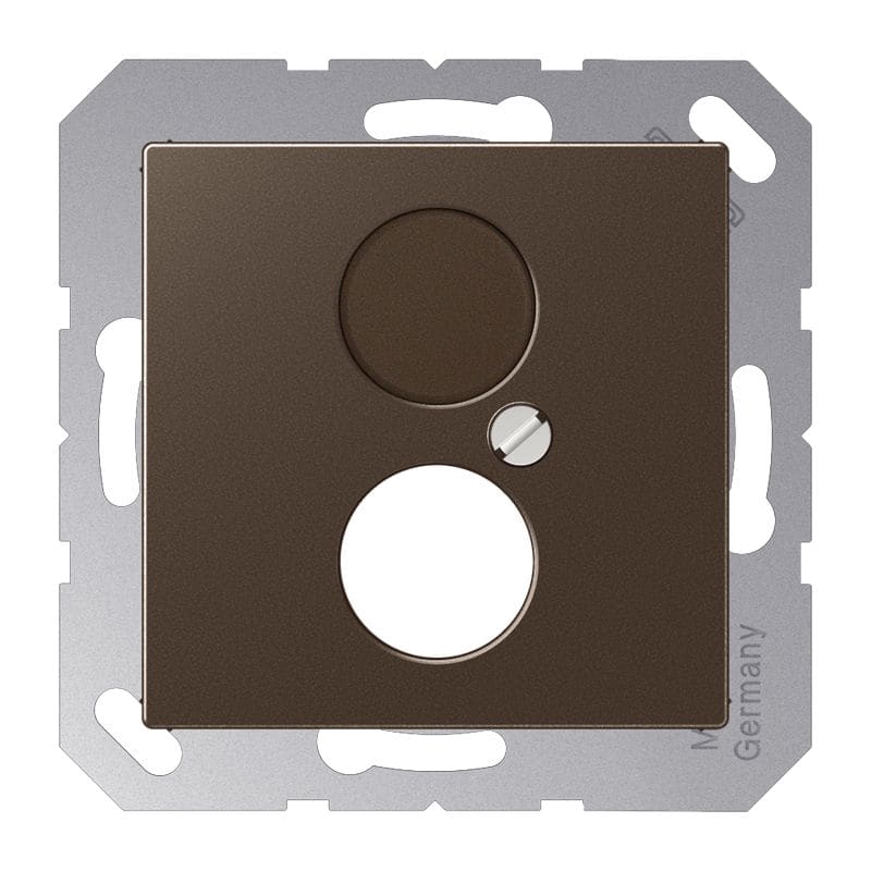 Jung - Enjoliveur pour 2 mini fiches / série A 500 Moka