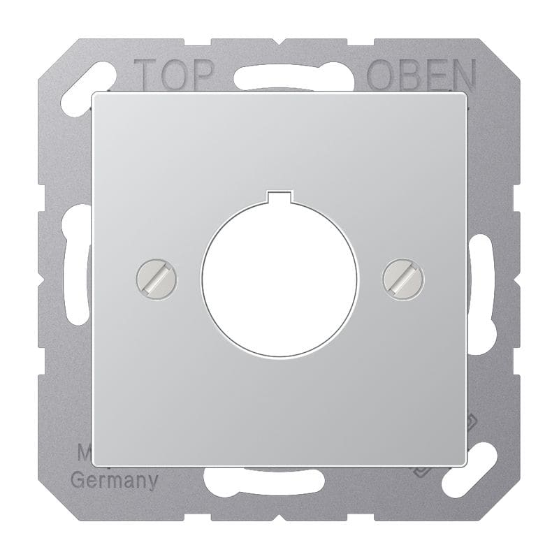 Jung - Enjoliveur pour auxiliaire 22,5 mm / série A 500 Aluminium