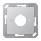 Jung - Enjoliveur pour auxiliaire 22,5 mm / série A 500 Aluminium