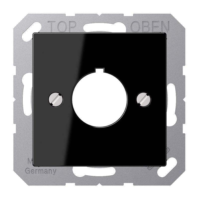 Jung - Enjoliveur pour auxiliaire 22,5 mm / série A 500 Noir