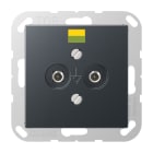 Jung - Mécanisme prise équipotentielle / série A 500 Anthracite