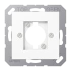 Jung - Enjoliveur pour connecteur HP / série A 500 Blanc