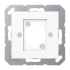 Jung - Enjoliveur pour fiche XLR / A 500 Blanc