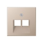 Jung - Enjoliveur pour double prise IAE/UAE / A 500 Champagne