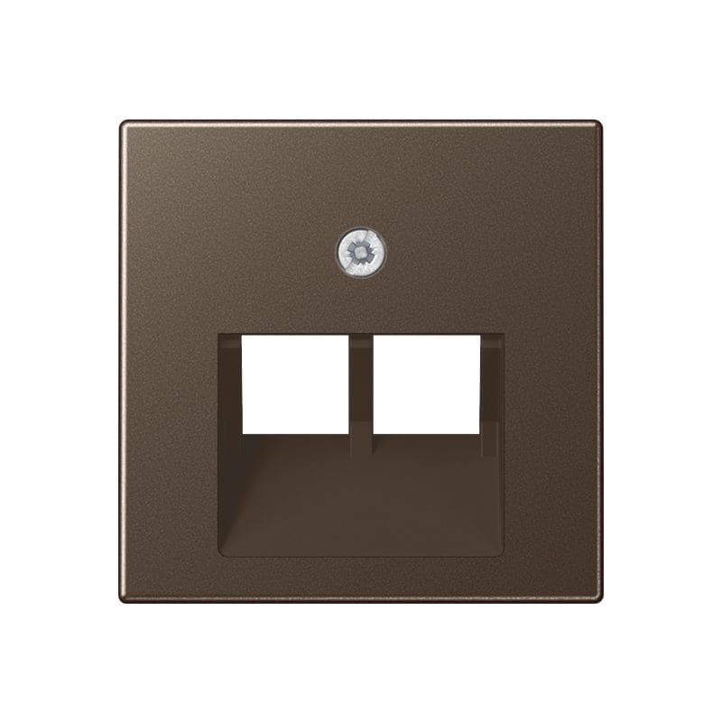 Jung - Enjoliveur pour double prise IAE/UAE / A 500 Moka