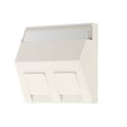 Jung - Enjoliveur pour trois noyaux Modulear-Jack / A 500 Ivoire