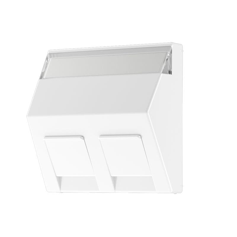 Jung - Enjoliveur pour trois noyaux Modulear-Jack / A 500 Blanc