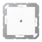 Jung - Sortie de câble avec serre câble / Série A 500 Blanc