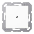 Jung - Sortie de câble avec serre câble / Série A 500 Blanc