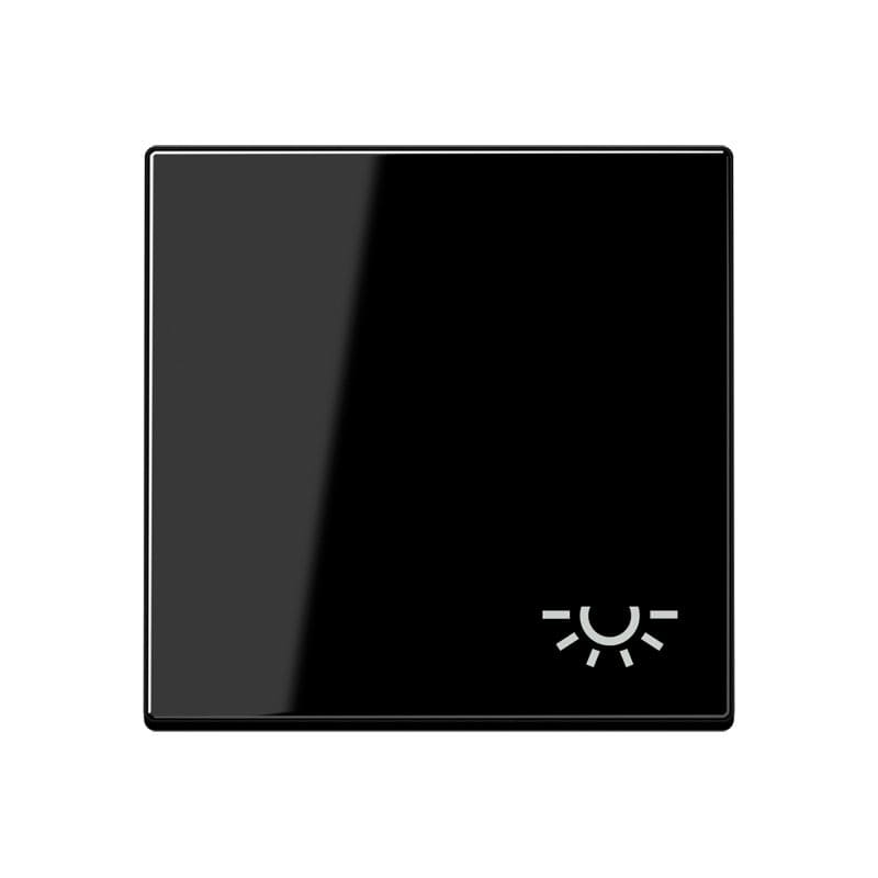 Jung - Enjoliveur avec symbole "lumière" / Série A 500 Noir