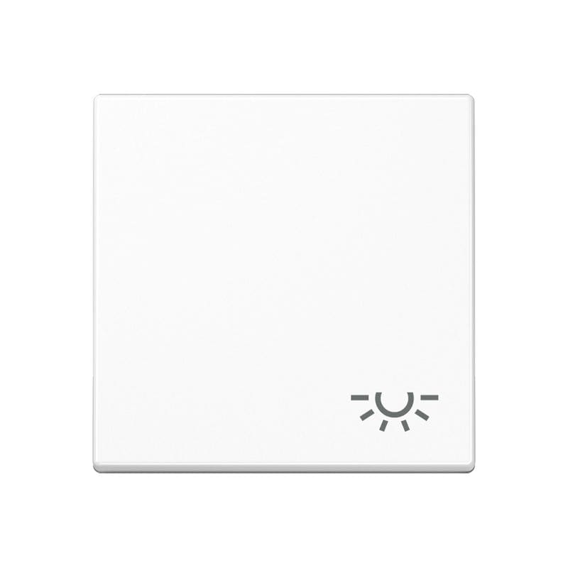 Jung - Enjoliveur avec symbole "lumière" / Série A 500 Blanc