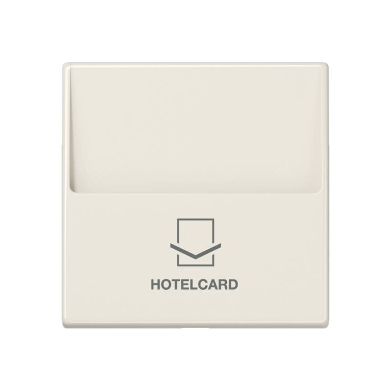 Jung - Enjoliveur Interrupteur Hotelcard / Série A 500 Ivoire