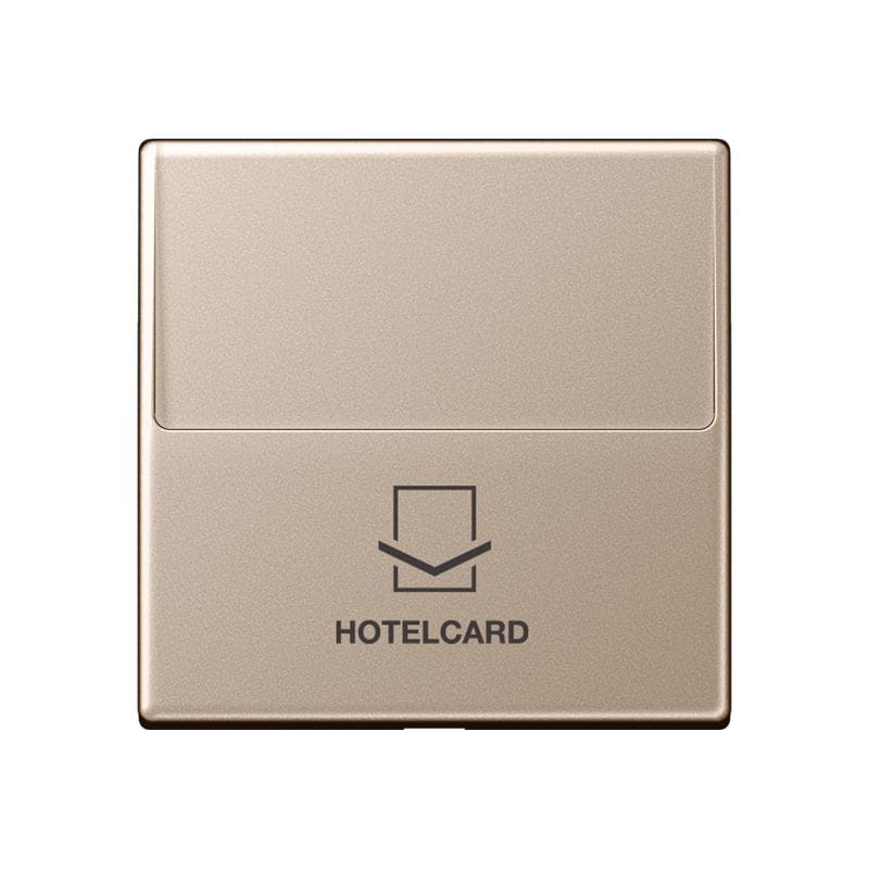 Jung - Enjoliveur Interrupteur Hotelcard / Série A 500 Champagne