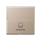 Jung - Enjoliveur Interrupteur Hotelcard / Série A 500 Champagne