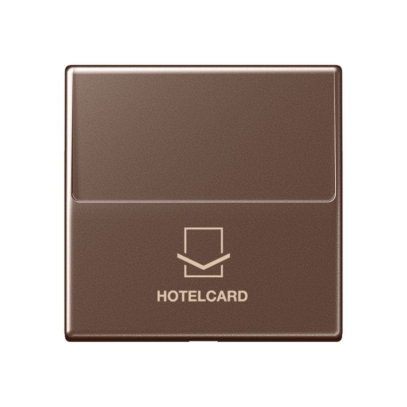 Jung - Enjoliveur Interrupteur Hotelcard / Série A 500 Moka