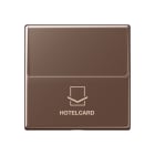 Jung - Enjoliveur Interrupteur Hotelcard / Série A 500 Moka
