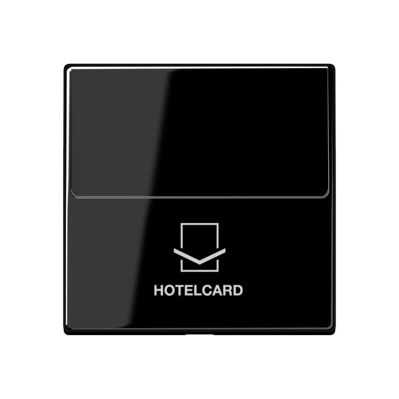 Jung - Enjoliveur Interrupteur Hotelcard / Série A 500 Noir