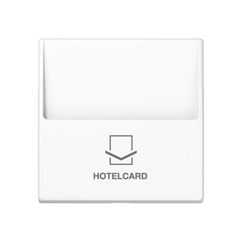 Jung - Enjoliveur Interrupteur Hotelcard / Série A 500 Blanc