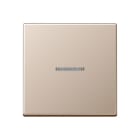 Jung - Enjoliveur simple touche à voyant / Série A 500 Champagne