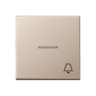 Jung - Enjoliveur avec symbole "sonnerie" à voyant / Série A 500 Champagne