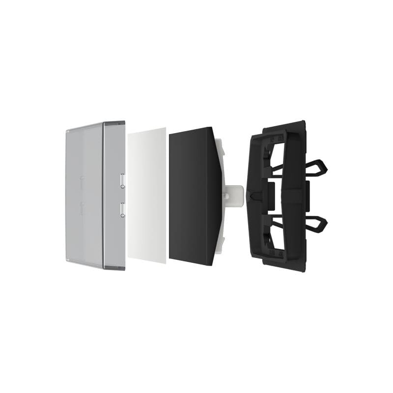 Jung - Enjoliveur transparent simple touche / Série A 500