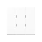 Jung - Enjoliveur pour IN+BP 3 voies / Série A 500 Blanc