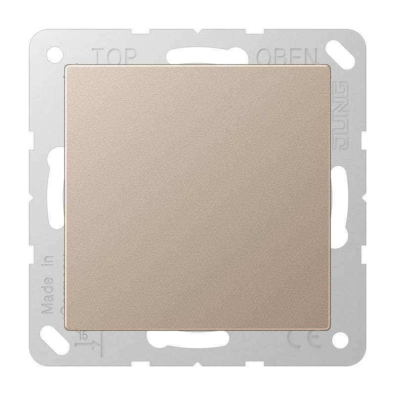 Jung - Enjoliveur obturateur de finition / Série A 500 Champagne