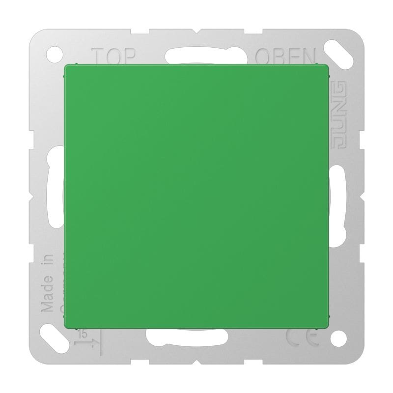 Jung - Enjoliveur obturateur de finition / Série A 500 Vert