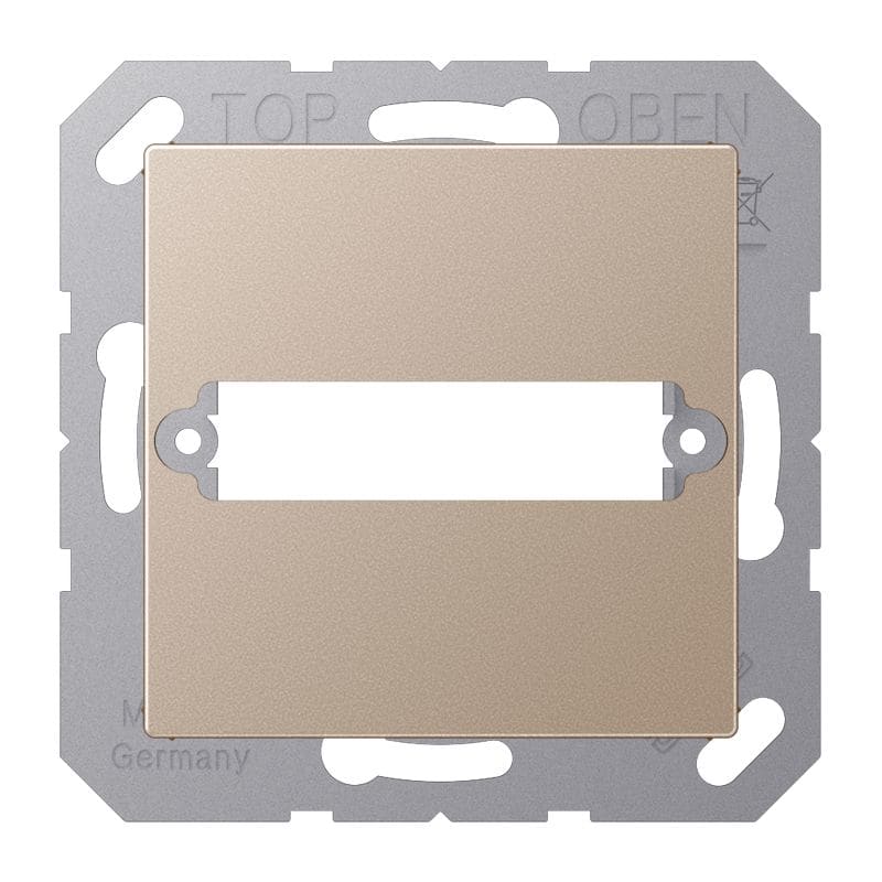 Jung - Enjoliveur pour connecteur trapèze 25 / Série A 500 Champagne