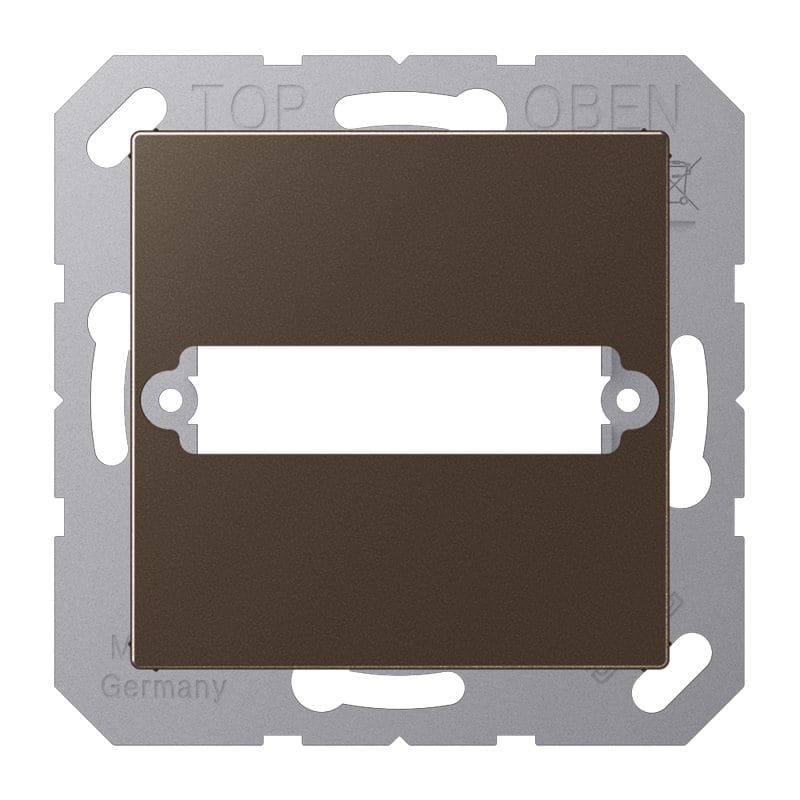 Jung - Enjoliveur pour connecteur trapèze 25 / Série A 500 Moka