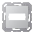 Jung - Enjoliveur pour connecteur trapèze 9 - 15 / Série A 500 Aluminium