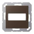 Jung - Enjoliveur pour connecteur trapèze 9 - 15 / Série A 500 Moka