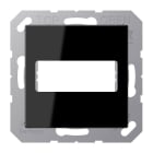 Jung - Enjoliveur pour connecteur trapèze 9 - 15 / Série A 500 Noir