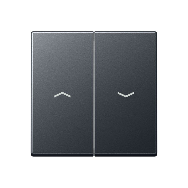 Jung - Enjoliveur double touche IN+BP VR-store / Série A 500 Anthracite