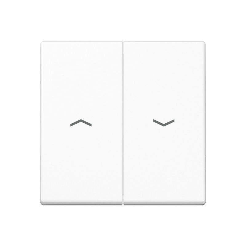 Jung - Enjoliveur double touche IN+BP VR-store / Série A 500 Blanc