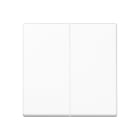 Jung - Enjoliveur double touche / Série A 500 Blanc